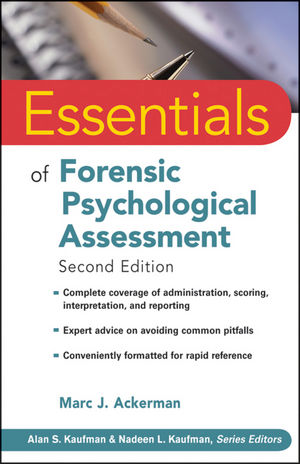 Essentials of Forensic Psychological Assessment, 2nd Edition (0470551682) cover image