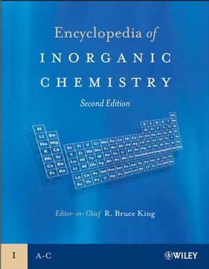 Encyclopedia of Inorganic Chemistry, 10 Volume Set, 2nd Edition (0470860782) cover image