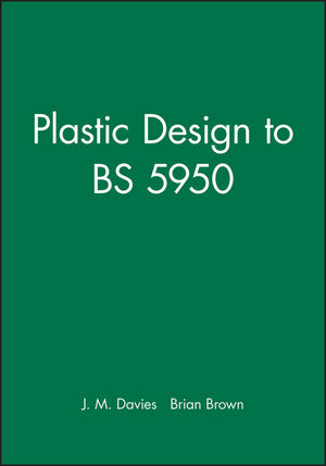 Plastic Design to BS 5950 (0632040882) cover image