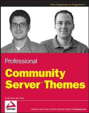 Professional Community Server Themes (0470182083) cover image