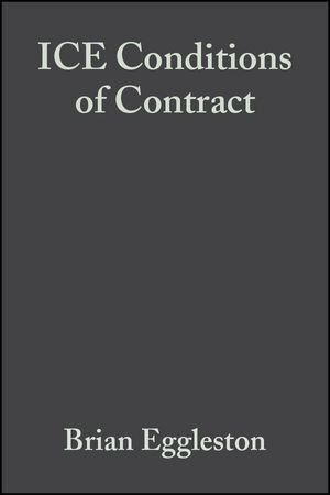 The ICE Conditions of Contract, 7th Edition (0470680083) cover image