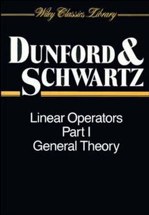 Linear Operators, Part 1: General Theory (0471608483) cover image