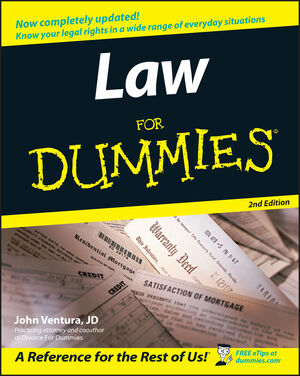 Law For Dummies, 2nd Edition (1118054083) cover image