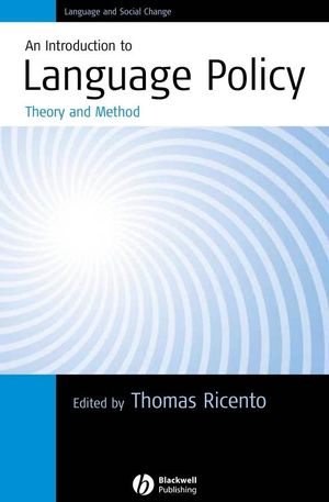 An Introduction to Language Policy: Theory and Method (1405114983) cover image