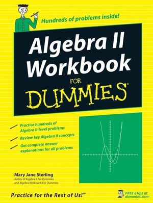 Algebra II Workbook For Dummies (0470052384) cover image
