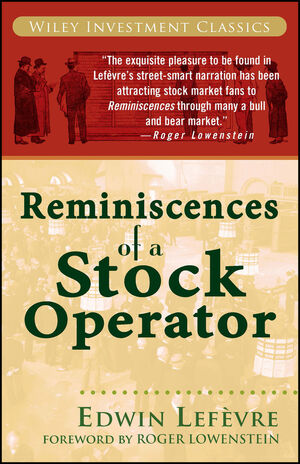 Reminiscences of a Stock Operator (0471770884) cover image