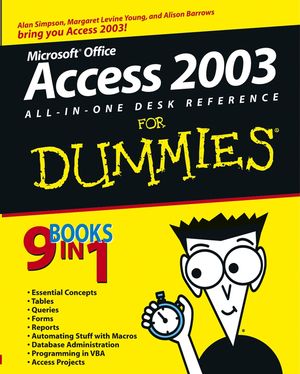 Access 2003 All-in-One Desk Reference For Dummies (0764539884) cover image