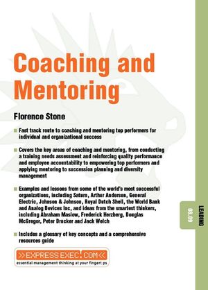 Coaching and Mentoring: Leading 08.09 (1841122084) cover image