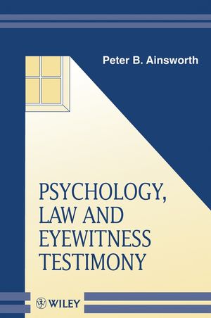 Psychology, Law and Eyewitness Testimony (0471982385) cover image