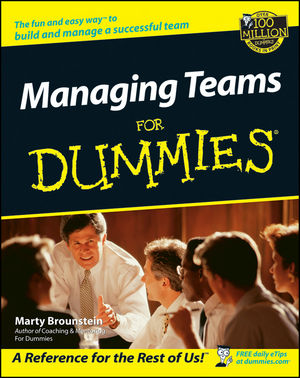 Managing Teams For Dummies (0764554085) cover image
