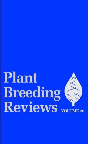 Plant Breeding Reviews, Volume 20 (0471387886) cover image