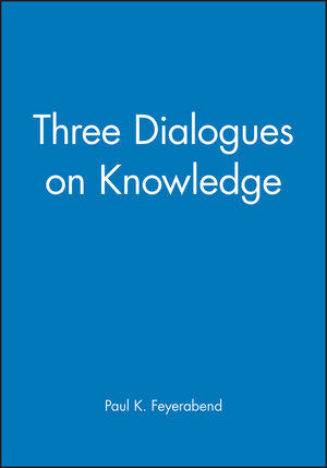 Three Dialogues on Knowledge (0631179186) cover image