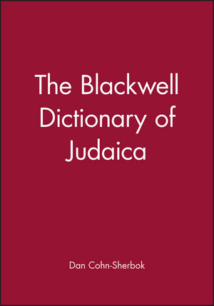 The Blackwell Dictionary of Judaica (0631187286) cover image