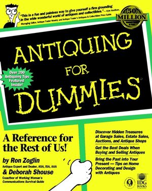Antiquing For Dummies (0764551086) cover image