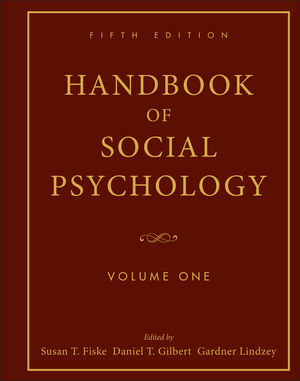 Handbook of Social Psychology, Volume 1, 5th Edition (0470137487) cover image