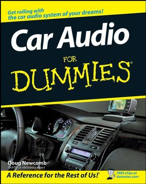 Car Audio For Dummies (0470151587) cover image