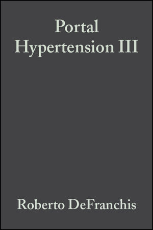 Portal Hypertension III, 3rd Edition (0470759887) cover image