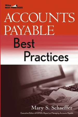 Accounts Payable Best Practices (0471667587) cover image