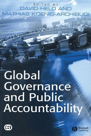 Global Governance and Public Accountability (1405126787) cover image