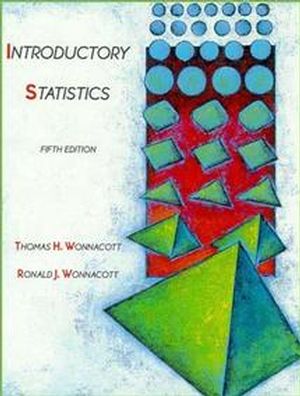 Introductory Statistics, 5th Edition (0471615188) cover image