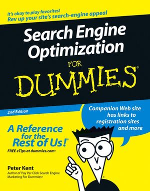 Search Engine Optimization For Dummies®, 2nd Edition (0471979988) cover image