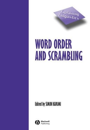 Word Order and Scrambling (0631233288) cover image