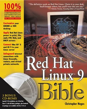 Red Hat Linux 9 Bible (0764539388) cover image