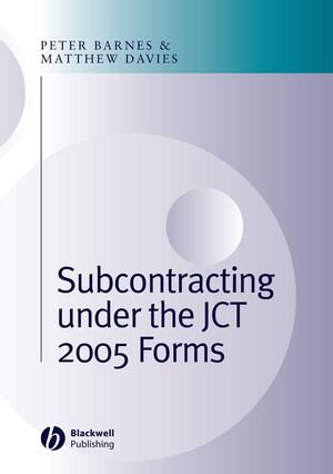 Subcontracting Under the JCT 2005 Forms (1405177888) cover image