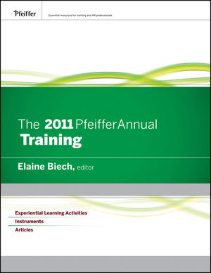 The 2011 Pfeiffer Annual: Training (0470592389) cover image