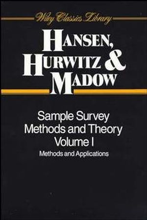 Sample Survey Methods and Theory, 2 Volume Set (0471006289) cover image