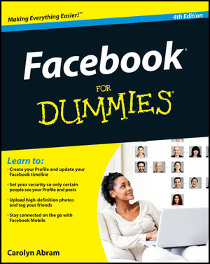 Facebook For Dummies, 4th Edition (1118178289) cover image Facebook For Dummies, 4th Edition (1118178289) cover image