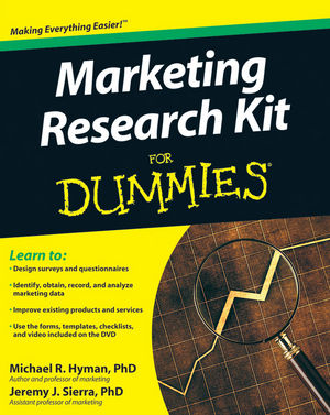 Marketing Research Kit For Dummies (047052068X) cover image