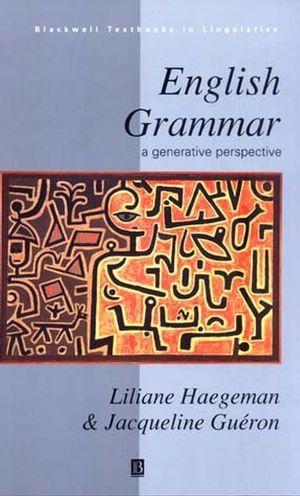 English Grammar: A Generative Perspective (063118838X) cover image