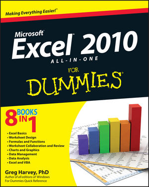 Excel 2010 All-in-One For Dummies (0470768290) cover image