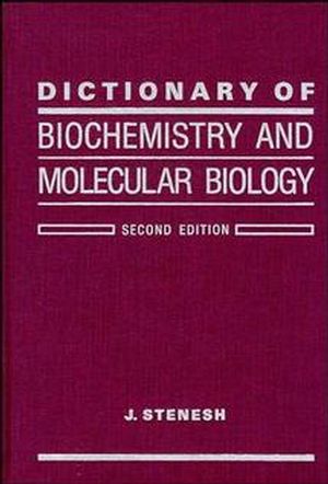 Dictionary of Biochemistry and Molecular Biology, 2nd Edition (0471840890) cover image
