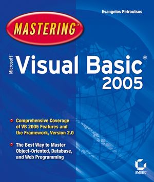 Mastering Microsoft® Visual Basic® 2005 (0782143490) cover image