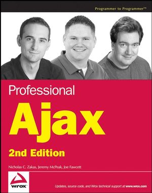 Professional Ajax, 2nd Edition (0470109491) cover image