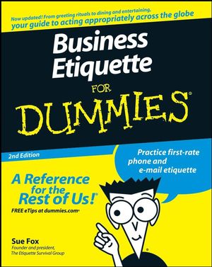Business Etiquette For Dummies, 2nd Edition (0470147091) cover image