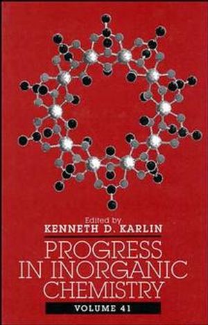 Progress in Inorganic Chemistry, Volume 41 (0470166991) cover image