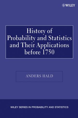 A History of Probability and Statistics and Their Applications before 1750 (0471471291) cover image