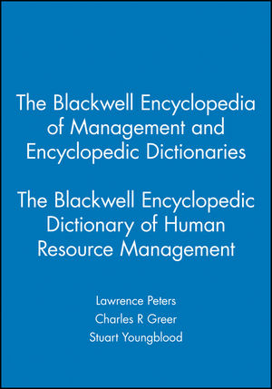 The Blackwell Encyclopedic Dictionary of Human Resource Management (0631210792) cover image