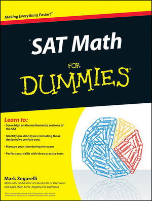 SAT Math For Dummies (0470882093) cover image