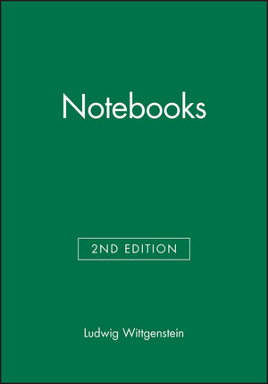 Notebooks, 1914 - 1916, 2nd Edition (0631124993) cover image