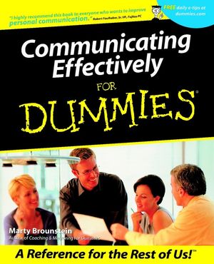 Communicating Effectively For Dummies (0764553194) cover image