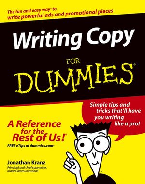 Writing CopyFor Dummies (0764569694) cover image