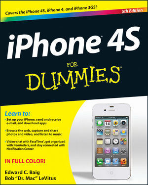 iPhone 4S For Dummies, 5th Edition (1118235894) cover image iPhone 4S For Dummies, 5th Edition (1118235894) cover image