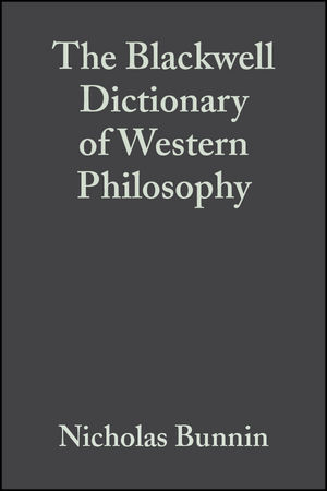 The Blackwell Dictionary of Western Philosophy (1405106794) cover image