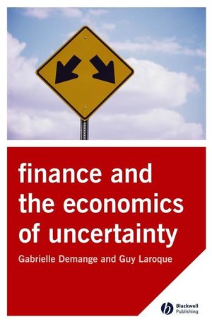 Finance and the Economics of Uncertainty (1405121394) cover image