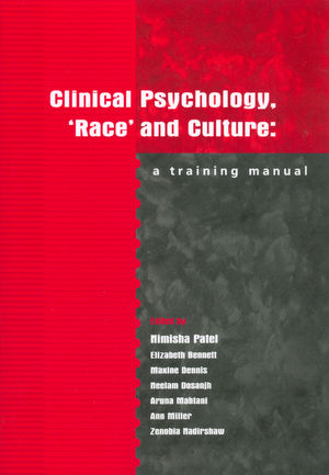 Clinical Psychology, 'Race' and Culture: A Training Manual (1854333194) cover image