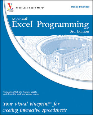 Excel Programming: Your visual blueprint for creating interactive spreadsheets, 3rd Edition (0470591595) cover image